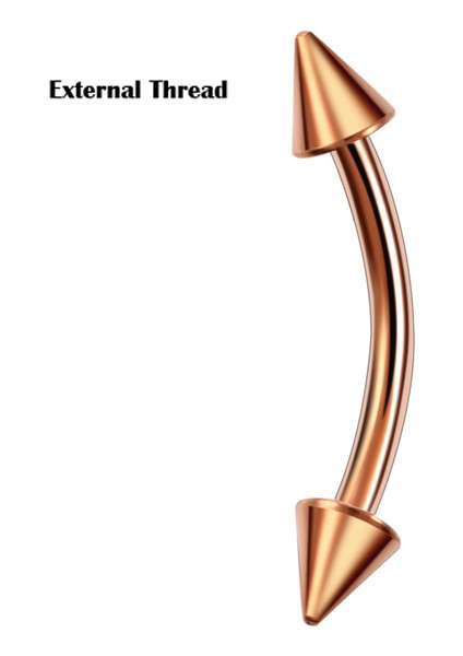 10 Adet/grup G23 Titanyum Kaş Muz Piercing Halkası Kavisli Barbell Dudak Halkası Rahat Daith Helix Rook Küpe Vücut Piercing Takısı (Yurt Dışından)