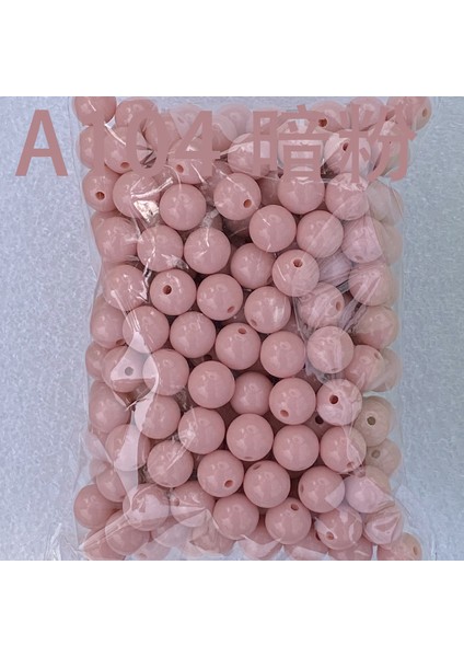 6-12 mm Ince Bıçak 40 Renk Yuvarlak Boncuk Düz Alçı Dağınağı Boncuklar Dıy El Boncuklu Takı Aksesuarları 500 Gr/torba (Yurt Dışından)