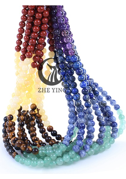 Ying 6A Aytaşı Boncuk Gevşek Taş Yapımı Için Dıy Bilezikler Kolye 15" (Yurt Dışından)