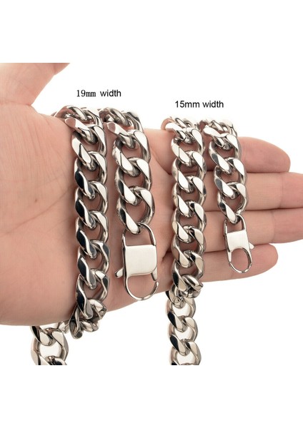 15MM/19MM Hip Hop Paslanmaz Çelik Link Çinko Kaya Takı (Yurt Dışından) fırsatları