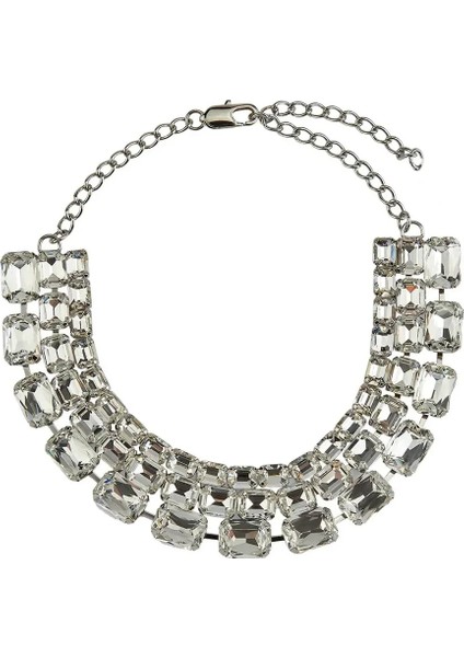 Rhinestone Kolye Noel Takı El Yapımı 3 Satis Kristal Kolye Gerdanlık Kolye (Yurt Dışından)
