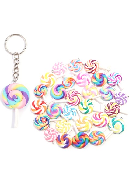 10 Adet/grup Lolipop Charms El Yapımı Takı Yapımı Takı Yapımı Takı Yapımı Charms Anahtarlık Anahtarlık Anahtarlık Takı Yapımı Charms (Yurt Dışından)