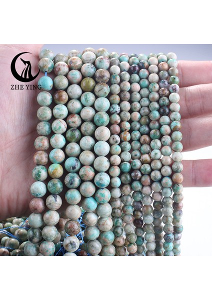 Ying 6A Aytaşı Boncuk Gevşek Taş Yapımı Için Dıy Bilezikler Kolye 15" (Yurt Dışından)