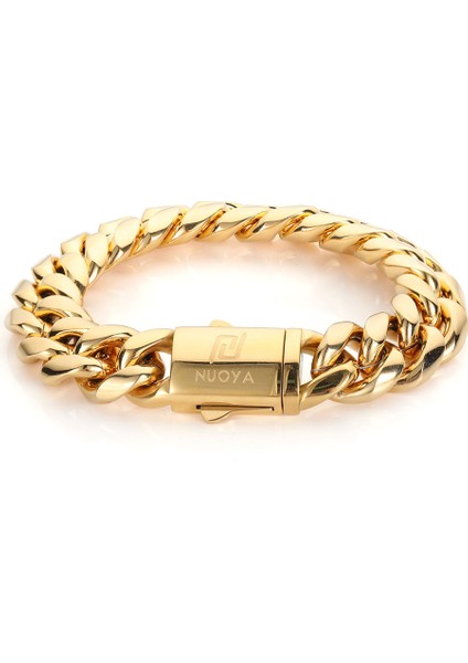 Hip Hop Rock Takı Ücretsiz Özel Logo Adı Miami Küba Bağlantısı Paslanmaz Çelik Bilezik Erkekler Için (Yurt Dışından) modelleri