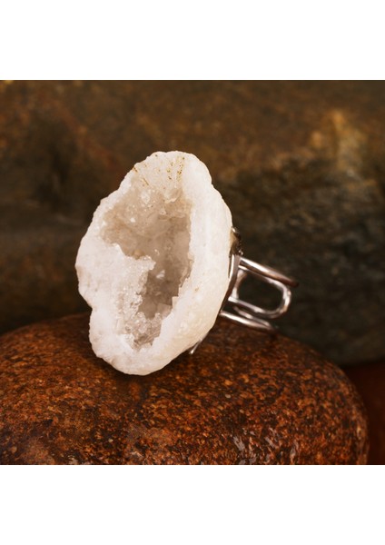 Kadınlar Için Doğal Azurit Malakit Jeot Parmak Yüzükleri Ham Değerli Taş Mineral Reiki Şifa Takı Hediyeleri (Yurt Dışından)