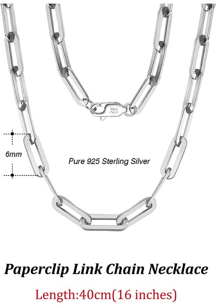 Orsa Jewels 925 Ayar Gümüş Ataç Boyun Çinko 6/9.3/12MM Temel Bağlantı Çinko Örgü Makinesi Kadınlar Için SC39 (Yurt Dışından)
