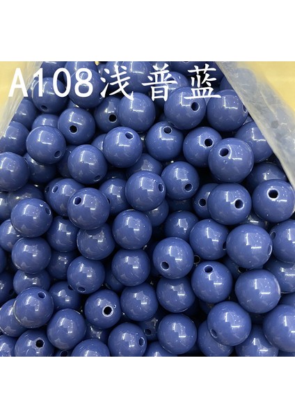 6-12 mm Ince Bıçak 40 Renk Yuvarlak Boncuk Düz Alçı Dağınağı Boncuklar Dıy El Boncuklu Takı Aksesuarları 500 Gr/torba (Yurt Dışından)