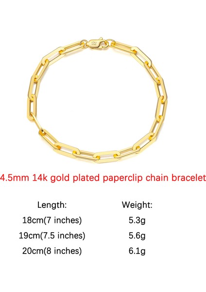 Orsa Jewels Altın Bilezikler 925 Gümüş Takı Ataç Herribone Bilezikler Istiflenmiş Bileklikler (Yurt Dışından)