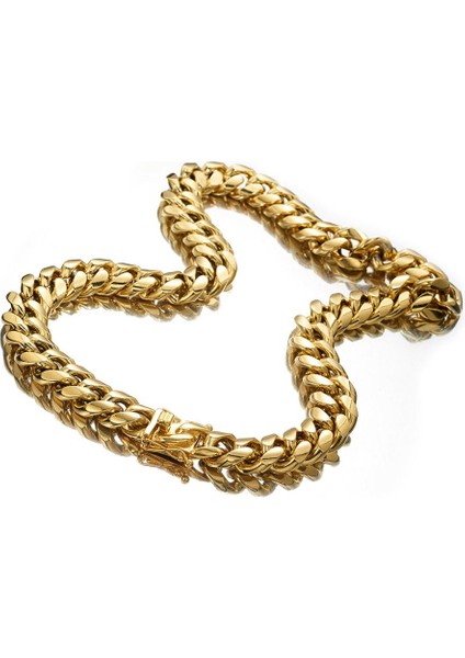 D&z 6MM-18MM Miami Küba Bağlantısı Gerdanlık Zinciri Erkek Hip Hop Takı (Yurt Dışından)