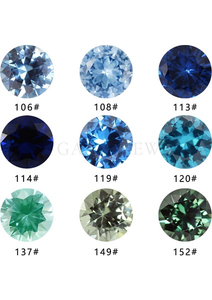 5A Sentetik Spinel Mighty Bant 2.0 ~ 12MM Boyutu Parlak Takı Için (Yurt Dışından)