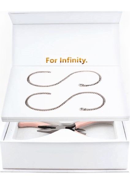 2025 Yeni Kalıcı Ebedi Bilezik Çift Takı Kendin Yap Moda Bilezik Seti Sevgiliye Sevgililer Günü Hediyesi. (Yurt Dışından)