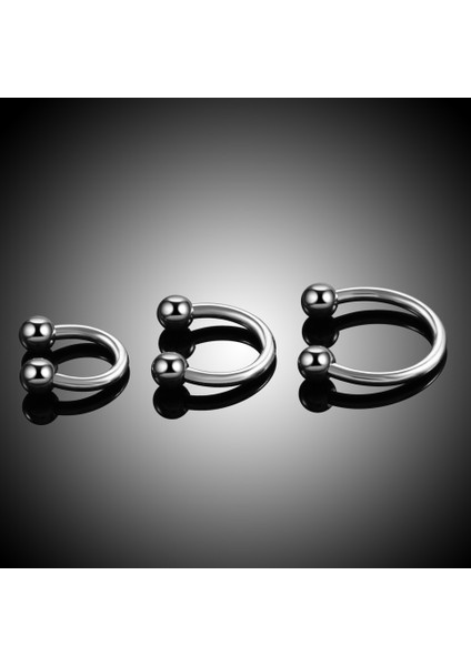 1/10 Adet Titanyum 18G 16G 14G Top At Nalı Yüzükler Helix Tragus Küpe Burun Dudak Yüzükler Dairesel Septum Piercing Takı 6-16MM (Yurt Dışından)