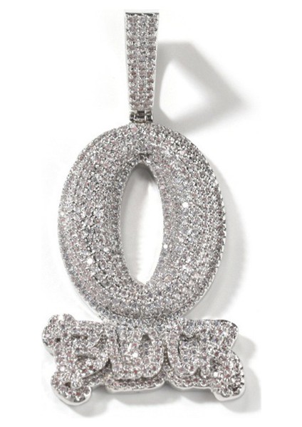 Hip Hop Prong Ayarı Aaa Cz Taş Parıltılı Buzlu Katı O Blok Harf Kolye Erkekler Için Rapçi Takı Altın Gümüş Renk (Yurt Dışından) fırsatları