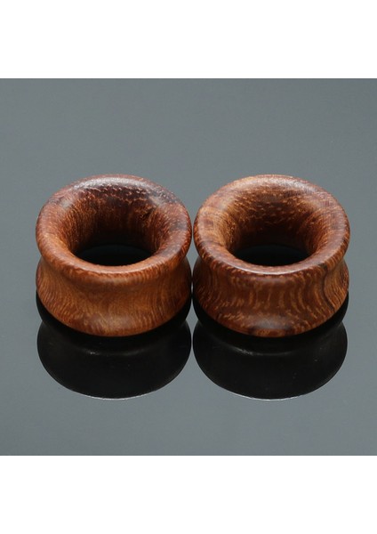 2 Adet Moda Ahşap Kulak Tıkacı Et Tünelleri Ölçüler 8-20MM Kulak Tragus Genişletici Gül Ağacı Bambu Mor Kalp Vücut Piercing Takı (Yurt Dışından)