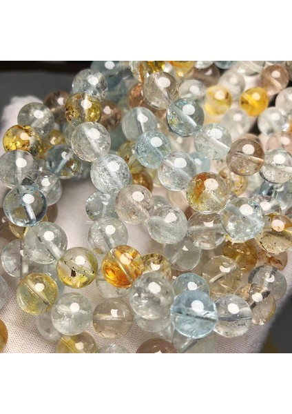 Meihan Aaa Topaz Pürüzsüz Yuvarlak Geevski Taş Boncuklu Takı Yapımı Için (Yurt Dışından) fırsatları