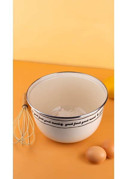 Mood Emaye Karıştırma Kabı-Kasesi 24CM 4litre