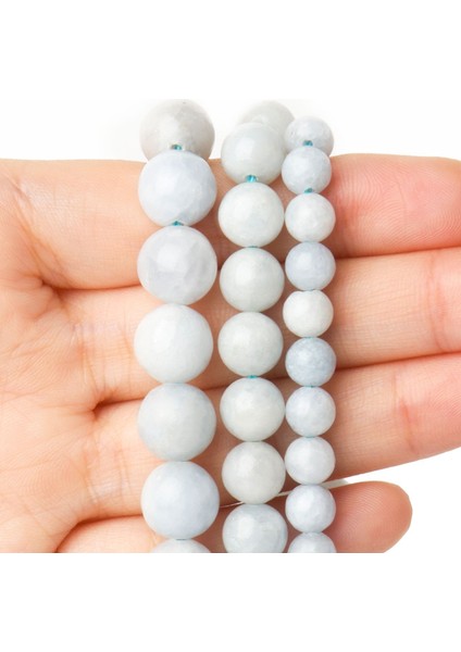 6/8/10MM Aaa Selestit Boncuklar Doğal Taş Yuvarlak Gevşek Aralayıcı Boncuklar Takı Yapımı Için Kendin Yap Hediye Charms Bilezikler Aksesuar 15'' (Yurt Dışından) fiyatları