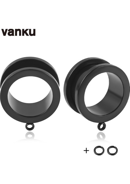 Vanku 10 Adet Paslanmaz Çelik Kendin Yap Sarkan Kulak Tıkacı Vücut Piercing Vida Tünelleri Gerdiriciler Vücut Takısı Küpe Genişletici (Yurt Dışından)