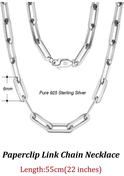 Orsa Jewels 925 Ayar Gümüş Ataç Boyun Çinko 6/9.3/12MM Temel Bağlantı Çinko Örgü Makinesi Kadınlar Için SC39 (Yurt Dışından)