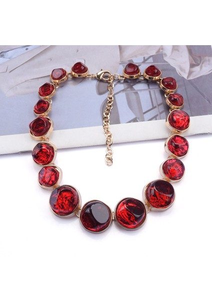 2025 Yılbaşı Metal Albüm Altın Kolye Kadın Ipucu Vintage Biddirimi Büyük Yaka Kolye Takı (Yurt Dışından) fiyatları