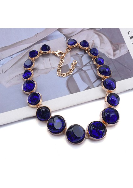 2025 Yılbaşı Metal Albüm Altın Kolye Kadın Ipucu Vintage Biddirimi Büyük Yaka Kolye Takı (Yurt Dışından) modelleri