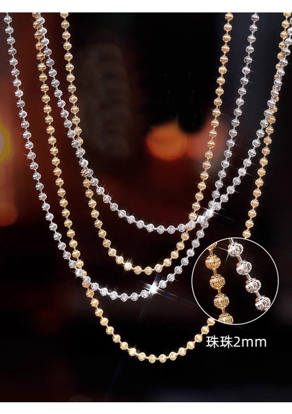 925 2mm Kalınlığında Çinko Astar ve 40CM - 60CM S925 Üst Kısım Dıy Takı ile (Yurt Dışından)