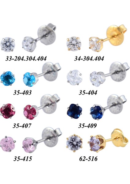 Showlove-24 Adet Paslanmaz Çelik Kulak Delme Ünitesi Damızlık Küpe Takısı Tragus Kıkırdak 20G (Yurt Dışından) modelleri