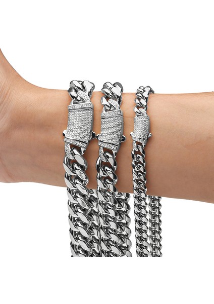 Miami Çinko Alaşımlı Astarlarda Hip Hop Stili Yaratmak Için 6-14 mm Çinko Alaşımı Kullanılmıştır (Yurt Dışından)