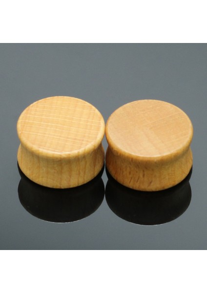 2 Adet Moda Ahşap Kulak Tıkacı Et Tünelleri Ölçüler 8-20MM Kulak Tragus Genişletici Gül Ağacı Bambu Mor Kalp Vücut Piercing Takı (Yurt Dışından)