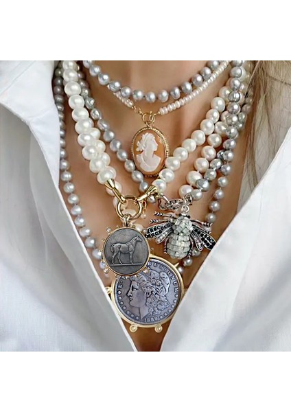 Inci Vintage Aynı Zamanda Gözleri Kapatmak Için Kullanılan Punk Yakalı Çinko Kaplama Astara Da Sahiptir (Yurt Dışından) modelleri