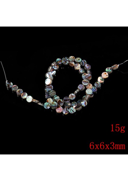 Doğal Gevşekler Türbin Şekiller Abalone Takı Yapımı Dıy Kolye 38 cm (Yurt Dışından)