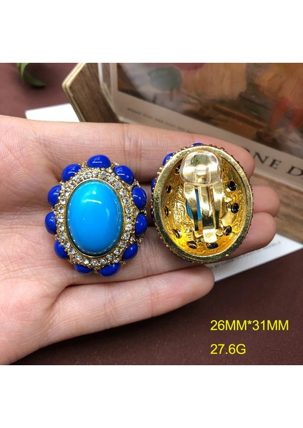 Draweye Ortaçağ Saray Tarzı Saplama Küpeler Kadınlar Için Vintage Geometrik Zarif Moda Takı Mix Renk Pendientes Mujer (Yurt Dışından)