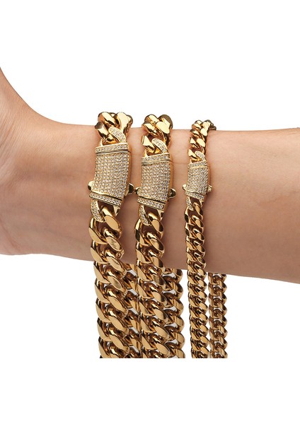 Miami Çinko Alaşımlı Astarlarda Hip Hop Stili Yaratmak Için 6-14 mm Çinko Alaşımı Kullanılmıştır (Yurt Dışından)