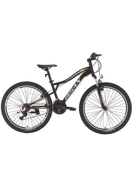 Buffalo Dağ Bisikleti 35 cm V 26 Jant 21 Vites Mat Siyah Sarı