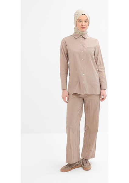 Vizon-Kraşlı Pantolonlu Takım fiyatları