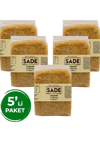 Tel Şehriye 500 gr 5'li Paket