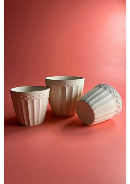 Lotus Saksı Küçük - Seramik Bisküvi (Ham Ürün) fırsatları