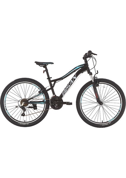 Buffalo Dağ Bisikleti 37 cm V 27,5 Jant 21 Vites Mat Siyah Mavi