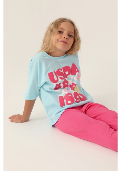Kız Çocuk Açık Mavi Pijama Takım 50290947-VR003