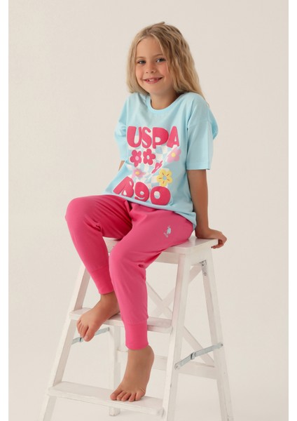 Kız Çocuk Açık Mavi Pijama Takım 50290947-VR003
