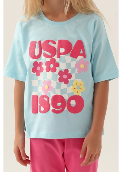 Kız Çocuk Açık Mavi Pijama Takım 50290947-VR003