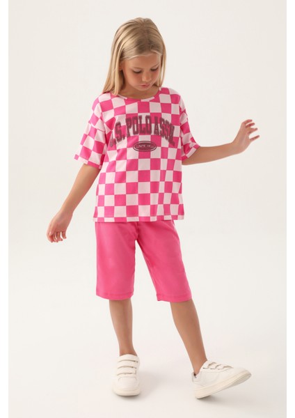 Kız Çocuk Pembe Pijama Takım 50315399-VR041