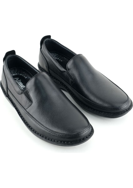 Erkek Yazlık Iç Dış Deri Ortopedik Rahat Klimalı Taban Boğazdan Lastikli Esnek Günlük Ayakkabı modelleri