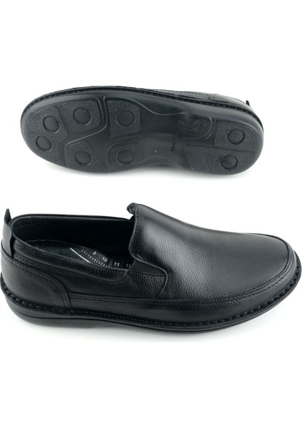 Erkek Yazlık Iç Dış Deri Ortopedik Rahat Klimalı Taban Boğazdan Lastikli Esnek Günlük Ayakkabı indirimleri