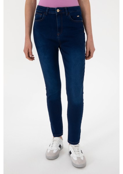 Kadın Mavi Pantolon (Jean) 50297558-DN0022