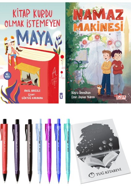 Kitap Kurdu Olmak Istemeyen Maya ve Namaz Makinesi + Hediyeli