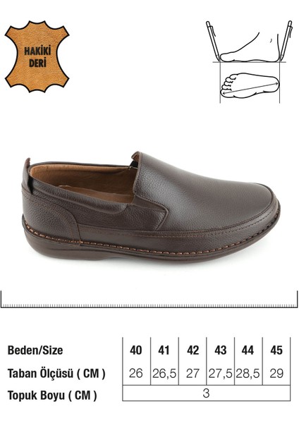Erkek Yazlık Iç Dış Deri Ortopedik Rahat Klimalı Taban Boğazdan Lastikli Esnek Günlük Ayakkabı fiyatları