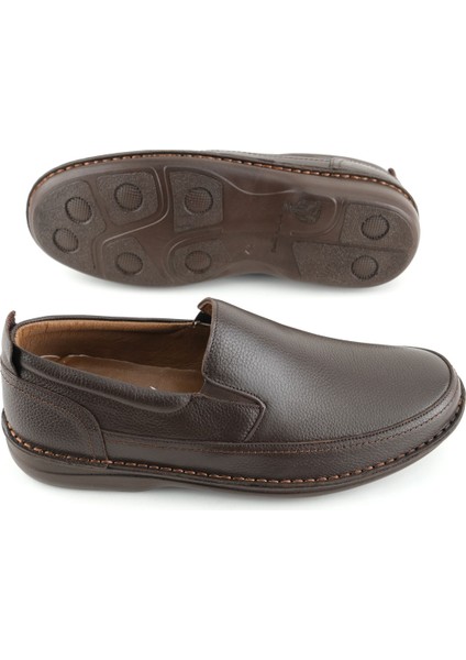 Erkek Yazlık Iç Dış Deri Ortopedik Rahat Klimalı Taban Boğazdan Lastikli Esnek Günlük Ayakkabı indirimleri