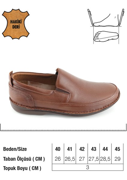 Erkek Yazlık Iç Dış Deri Ortopedik Rahat Klimalı Taban Boğazdan Lastikli Esnek Günlük Ayakkabı fiyatları