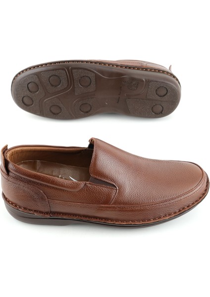 Erkek Yazlık Iç Dış Deri Ortopedik Rahat Klimalı Taban Boğazdan Lastikli Esnek Günlük Ayakkabı indirimleri